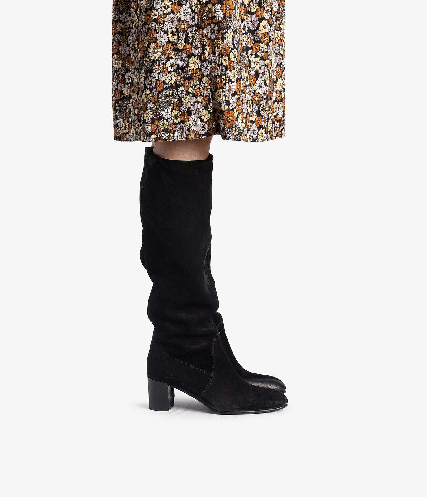 xantia / black bessie suede-black