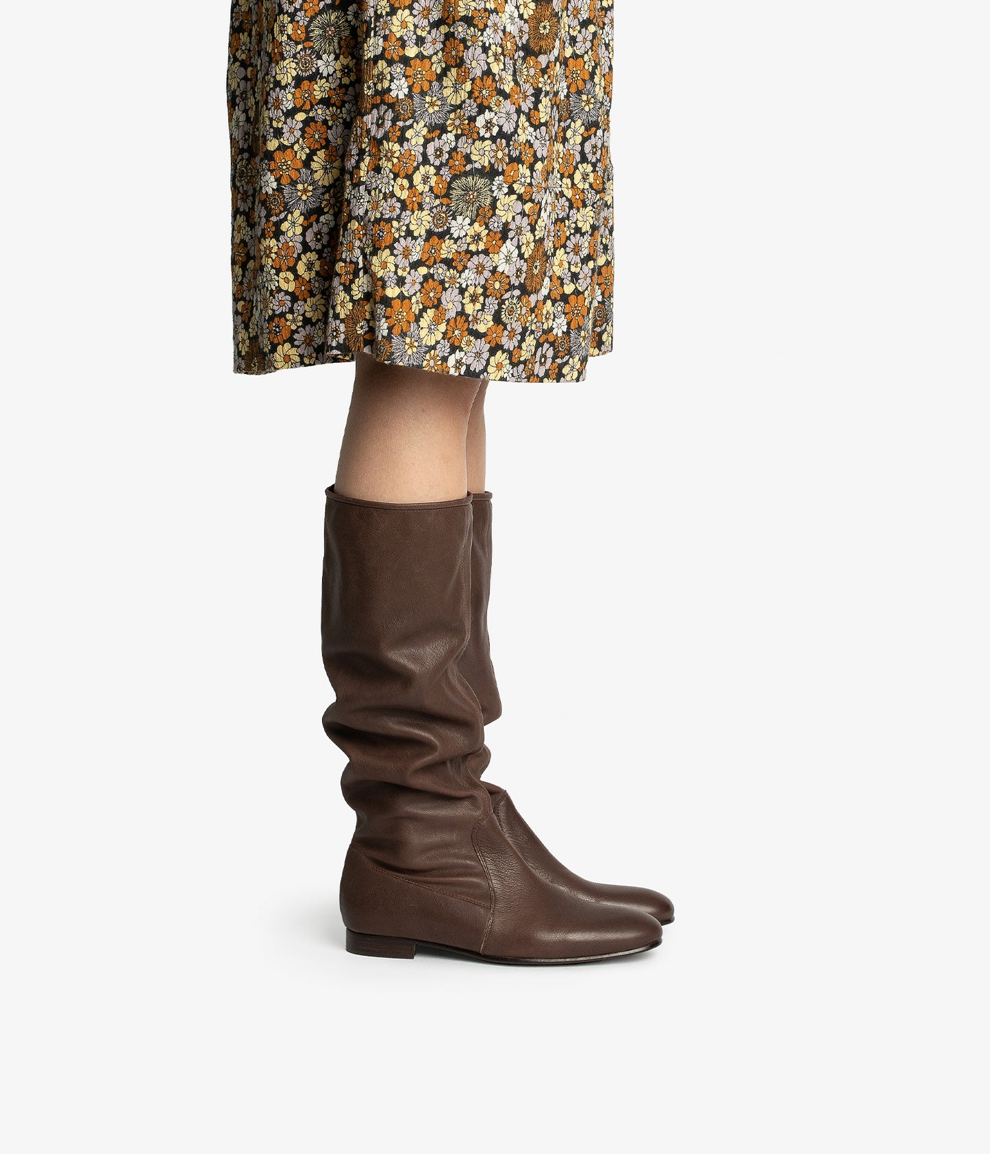 gintare / brown clarabelle calf-brown