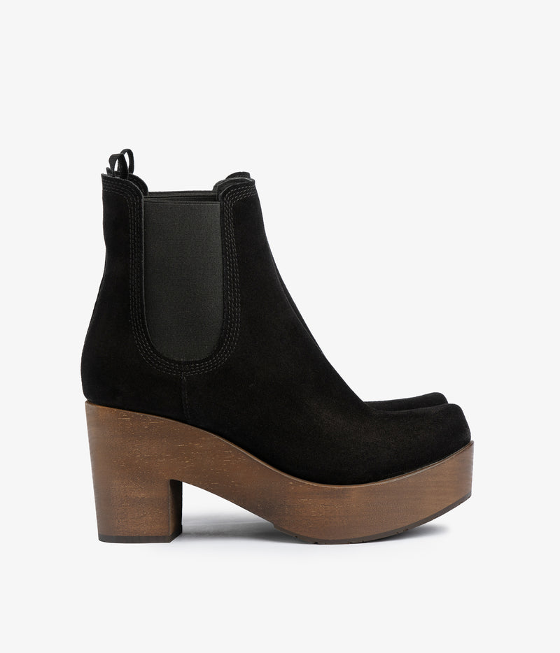 dalmi / black velour-dark wood