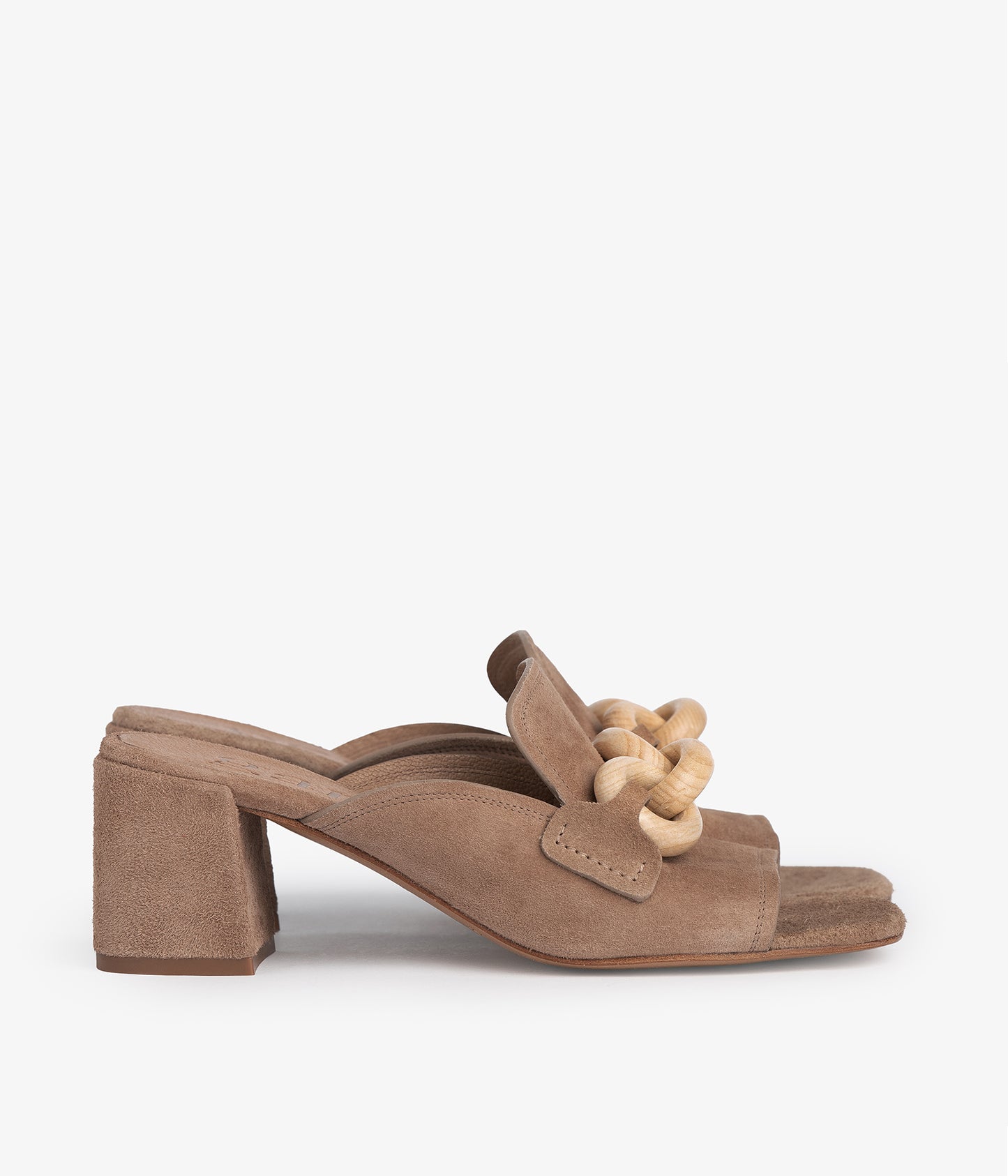 umita / beige plush suede