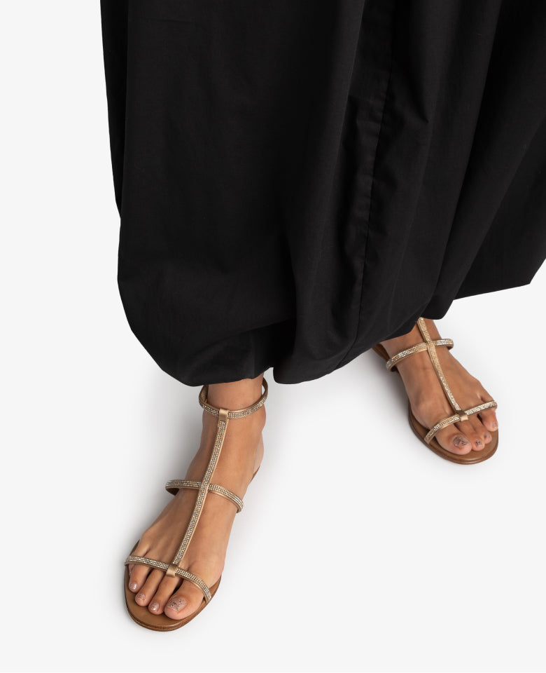 the skinny crystal sandal