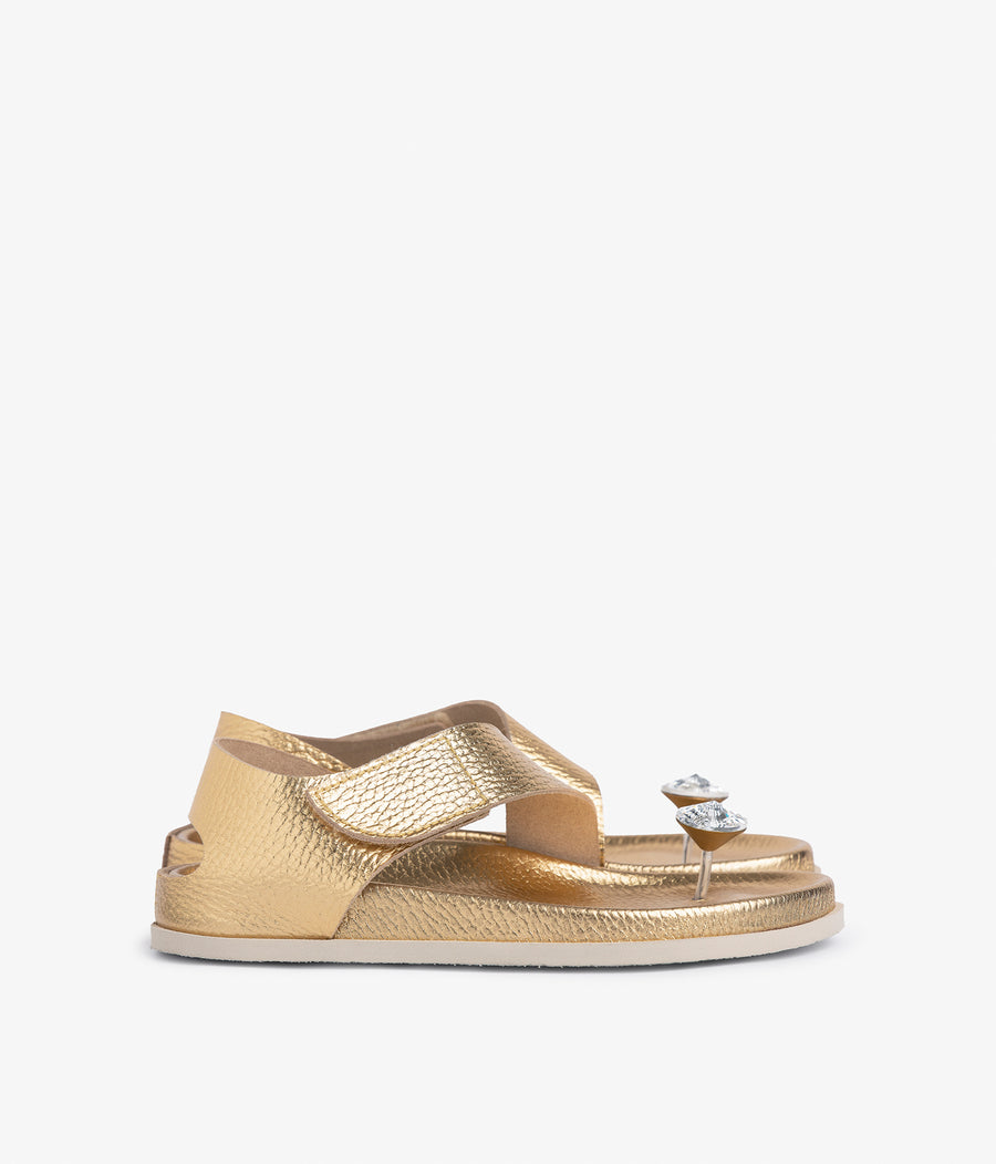 dorleta / gold cervo lame-crystal