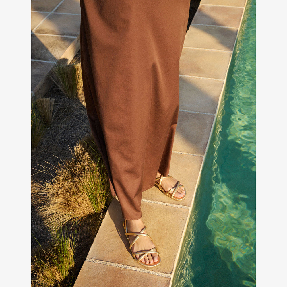 biddy / gold nappa