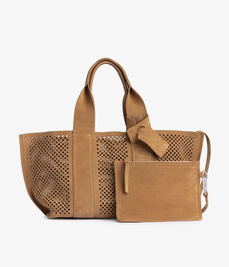 perfed tote / honey castoro