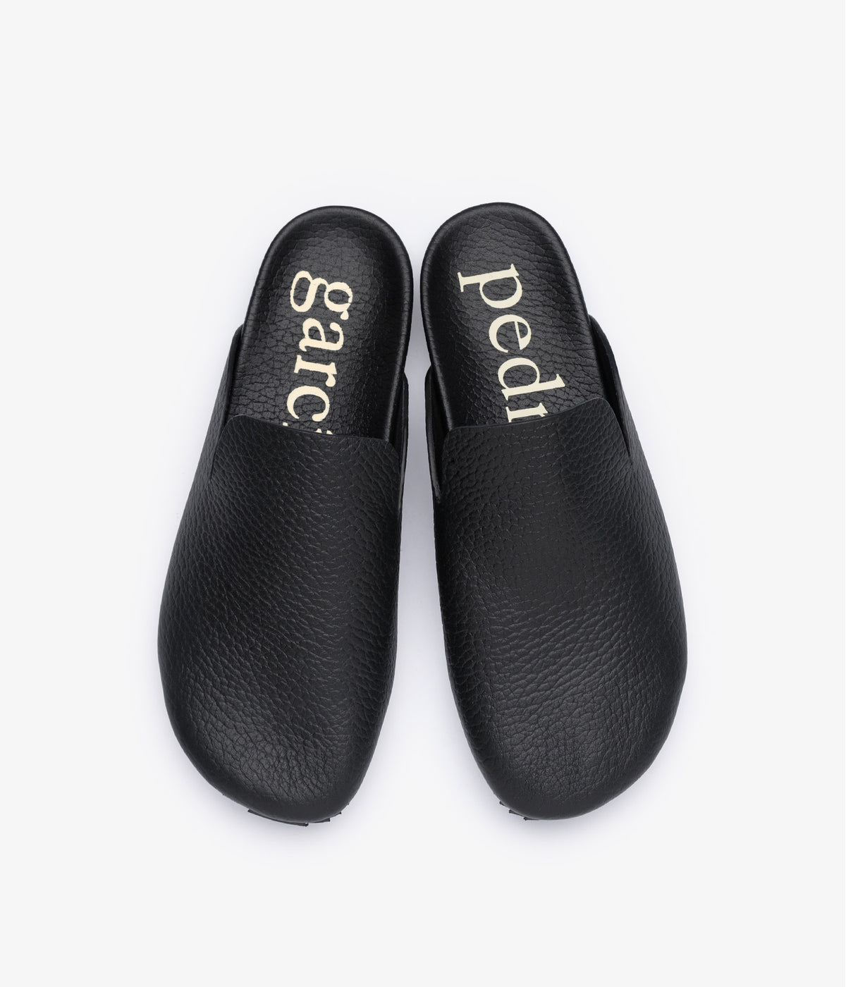 black leather mule braidy pedro garcia 4