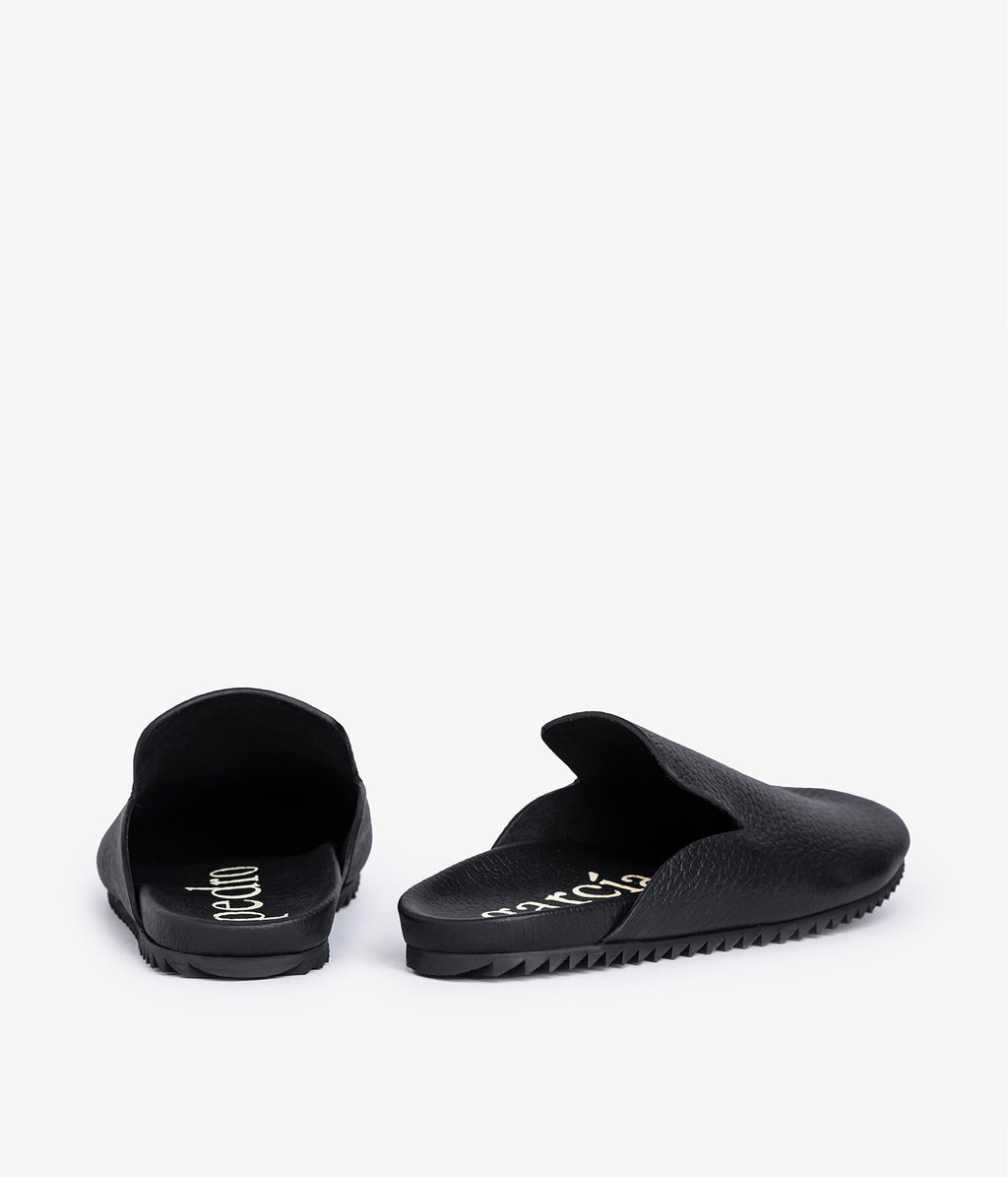 black leather mule braidy pedro garcia 6