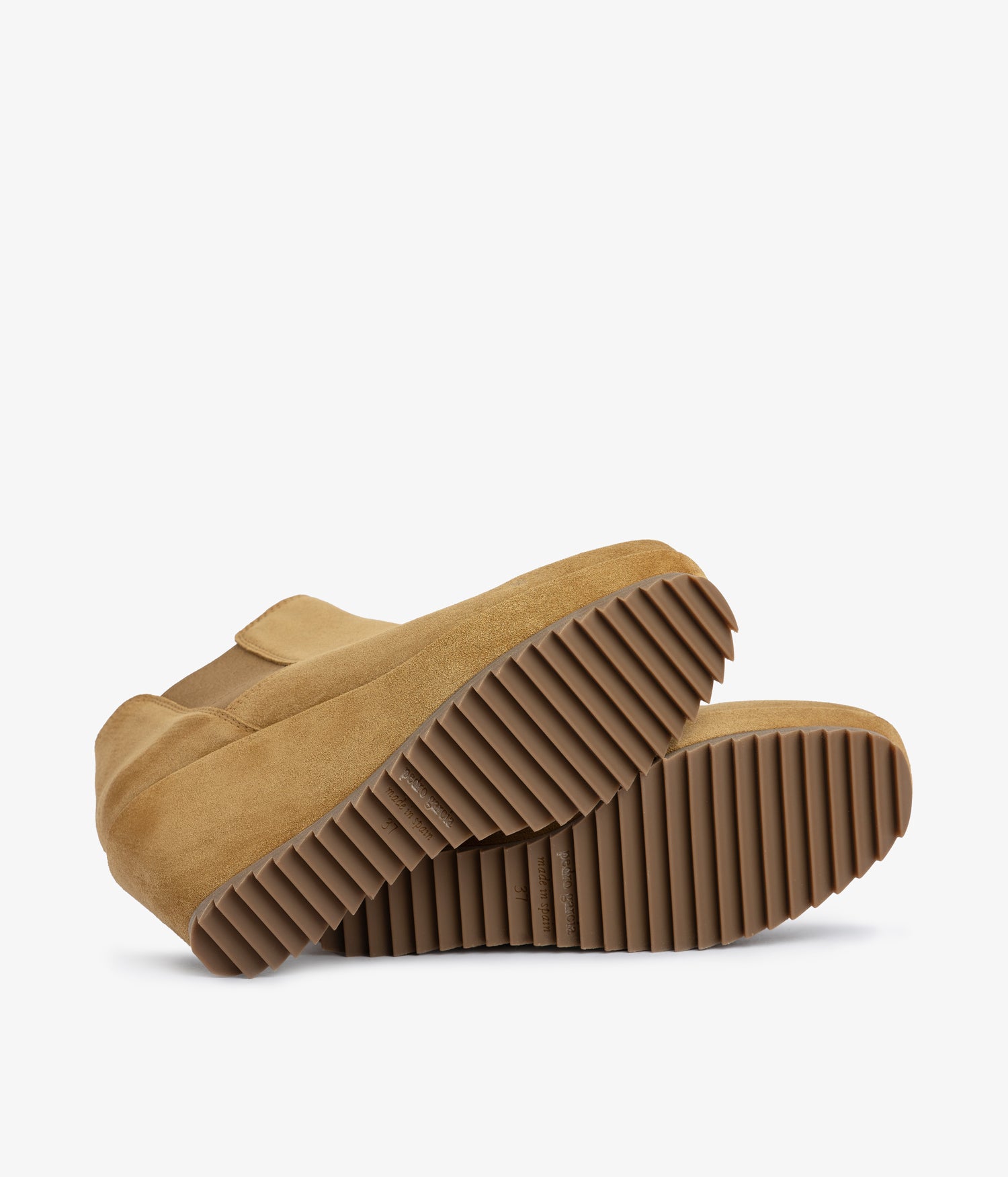 Wedge bootie in brown suede| Autumm - Winter 25 | PEDRO GARCIA