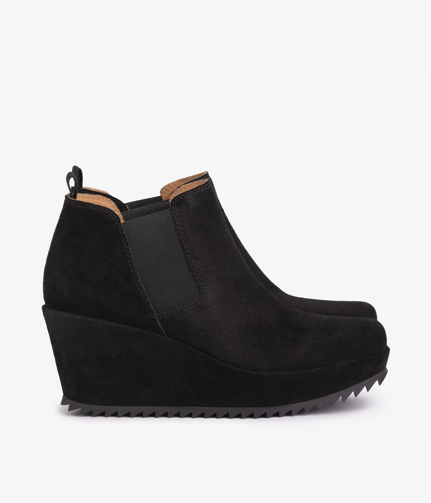 Wedge bootie in black suede Autumm Winter 24 PEDRO GARCIA Pedro Garcia