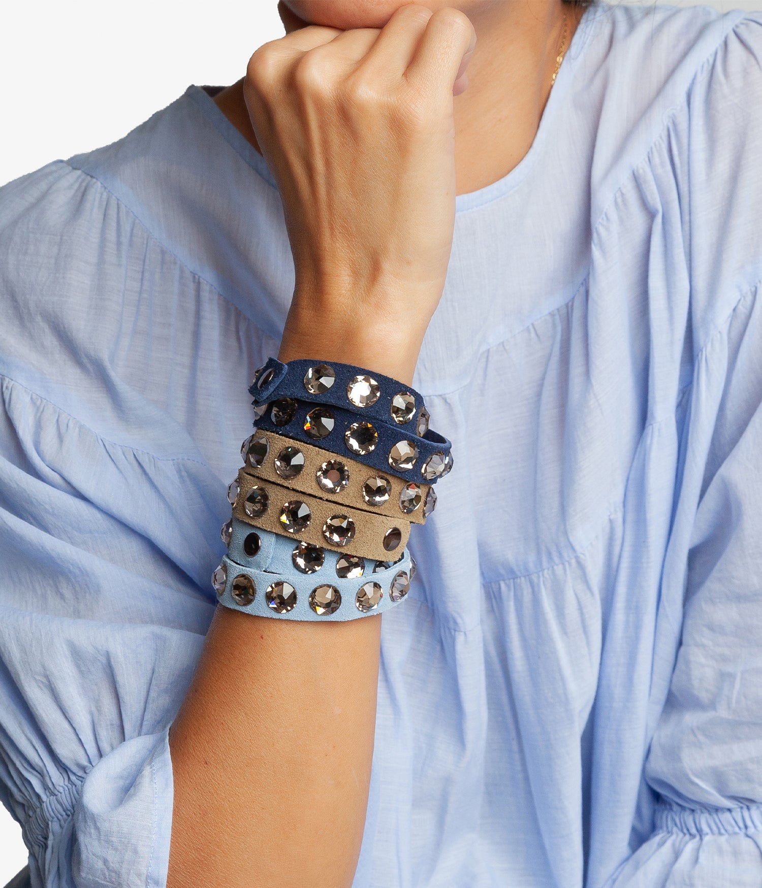 Blue wrap bracelet shop