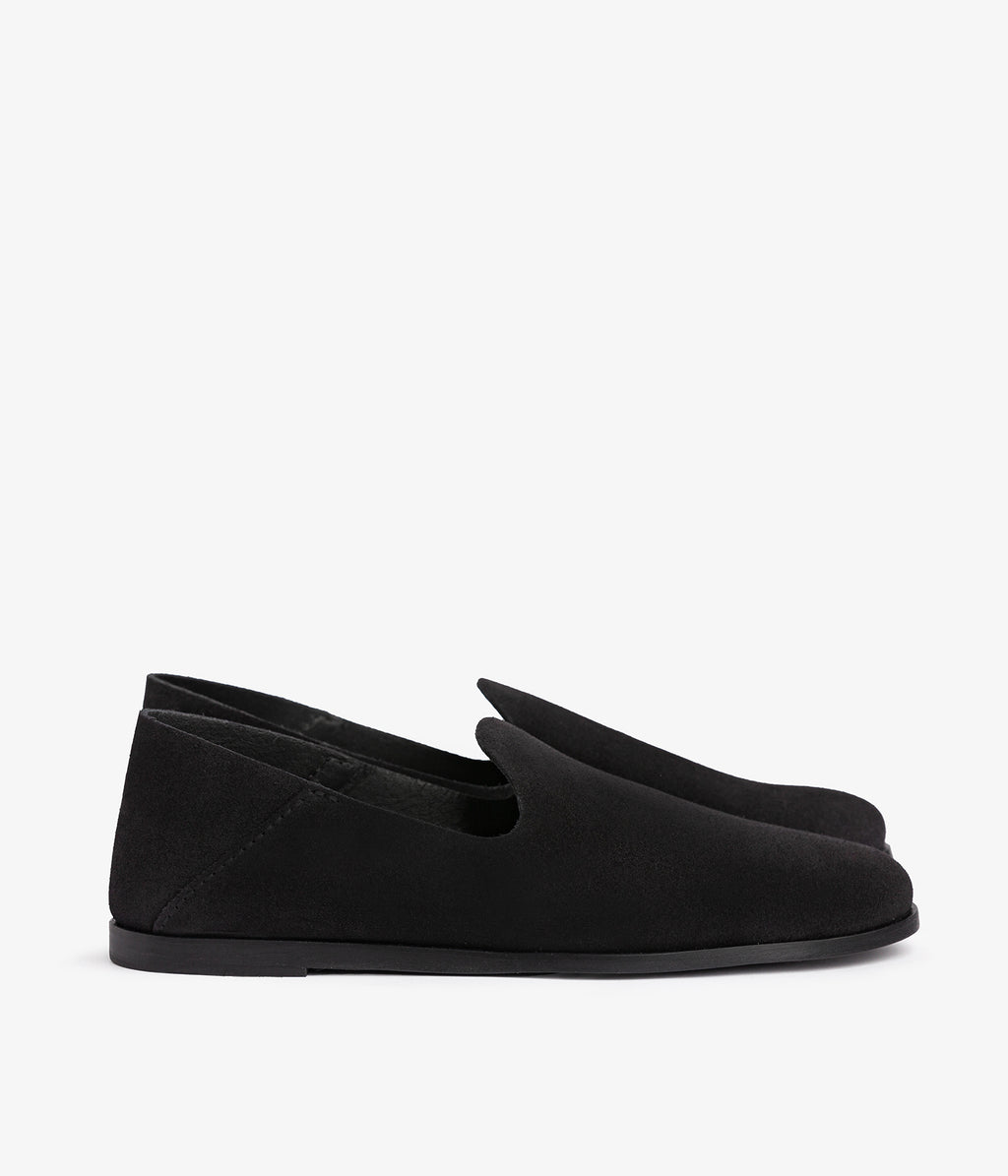 pedro garcia slipper black tonal suede yoshi ess 1