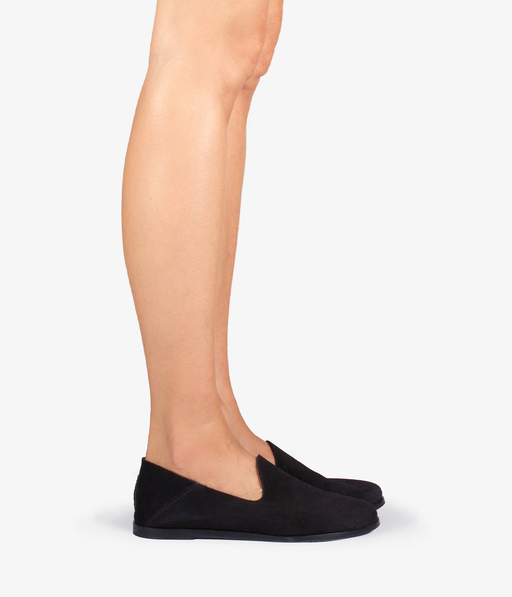 pedro garcia slipper black tonal suede yoshi ess 5