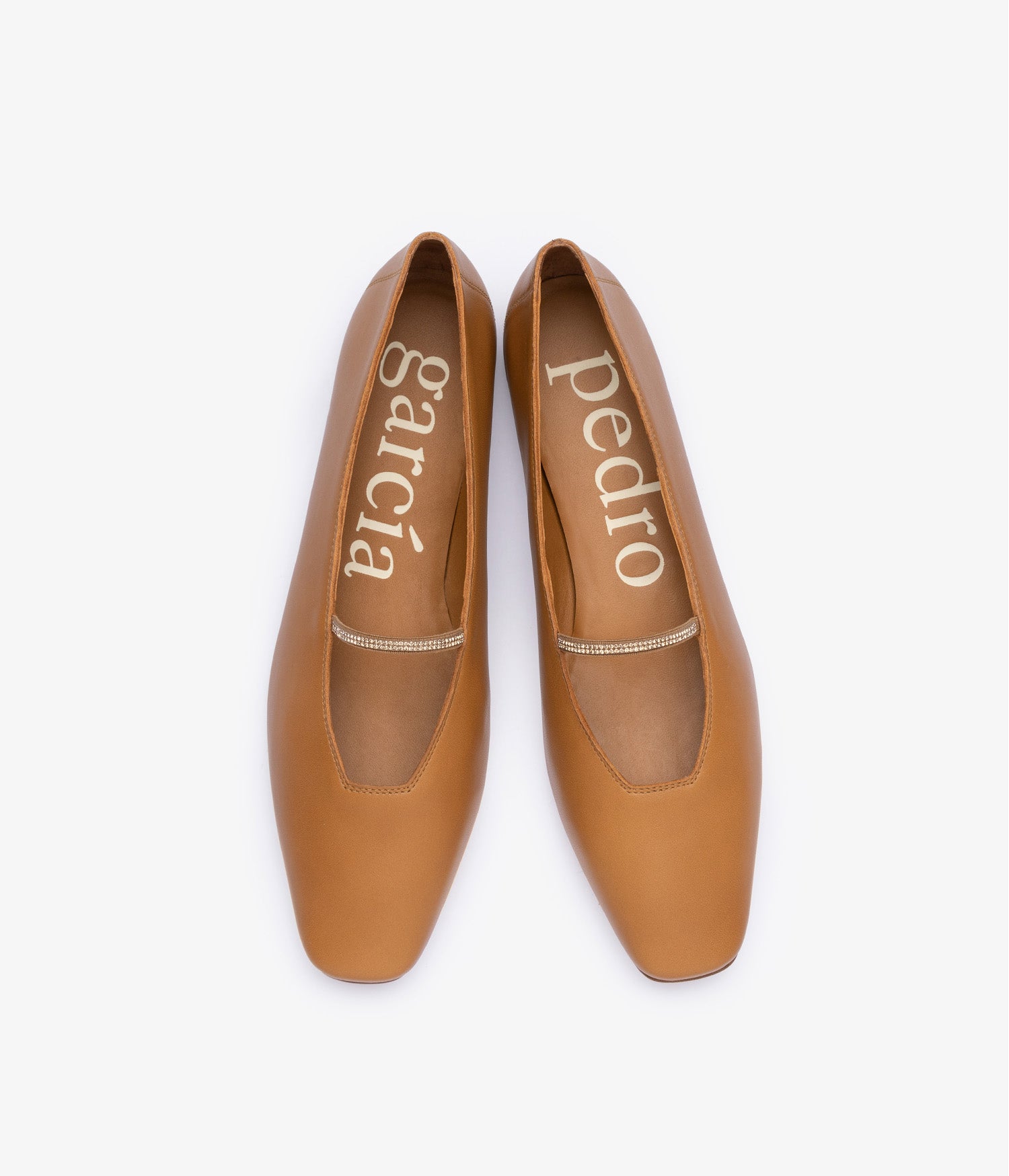 Brown leather ballet flats Tila Autumm Winter 24 PEDRO GARCIA Pedro Garcia