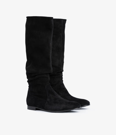 gintare / black bessie suede-black