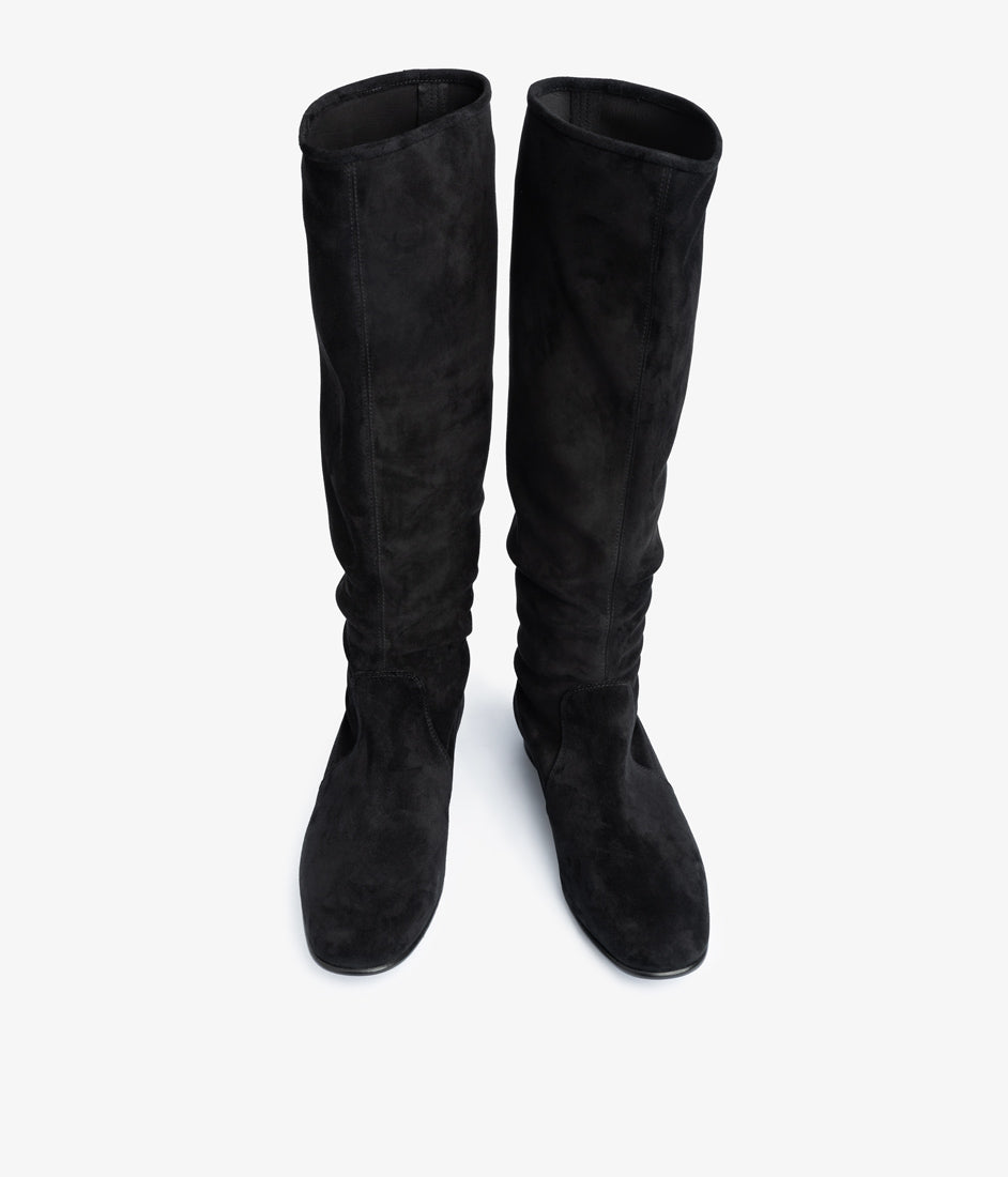 gintare / black bessie suede-black