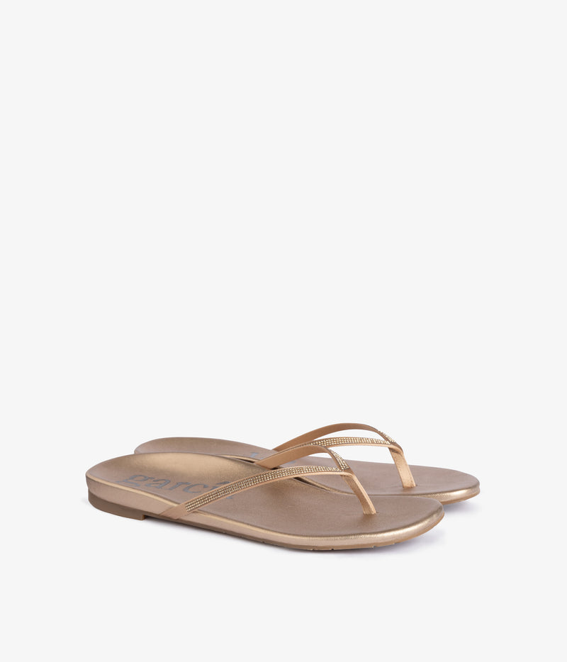 brinlee / rose gold nappa lame