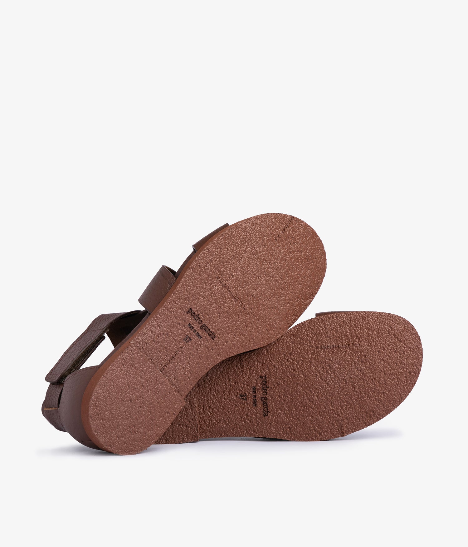 (A0028)ペドロ(PEDRO MUNOZ)「街並」 Anatomical fisherman sandal in brown leather | Jessica | Spring