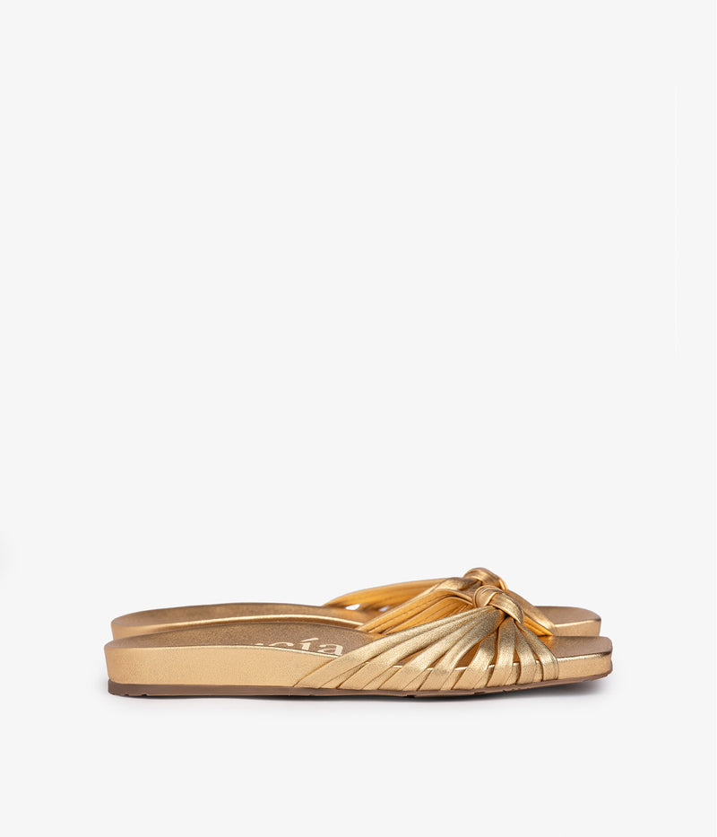 castalia / gold nappa lame