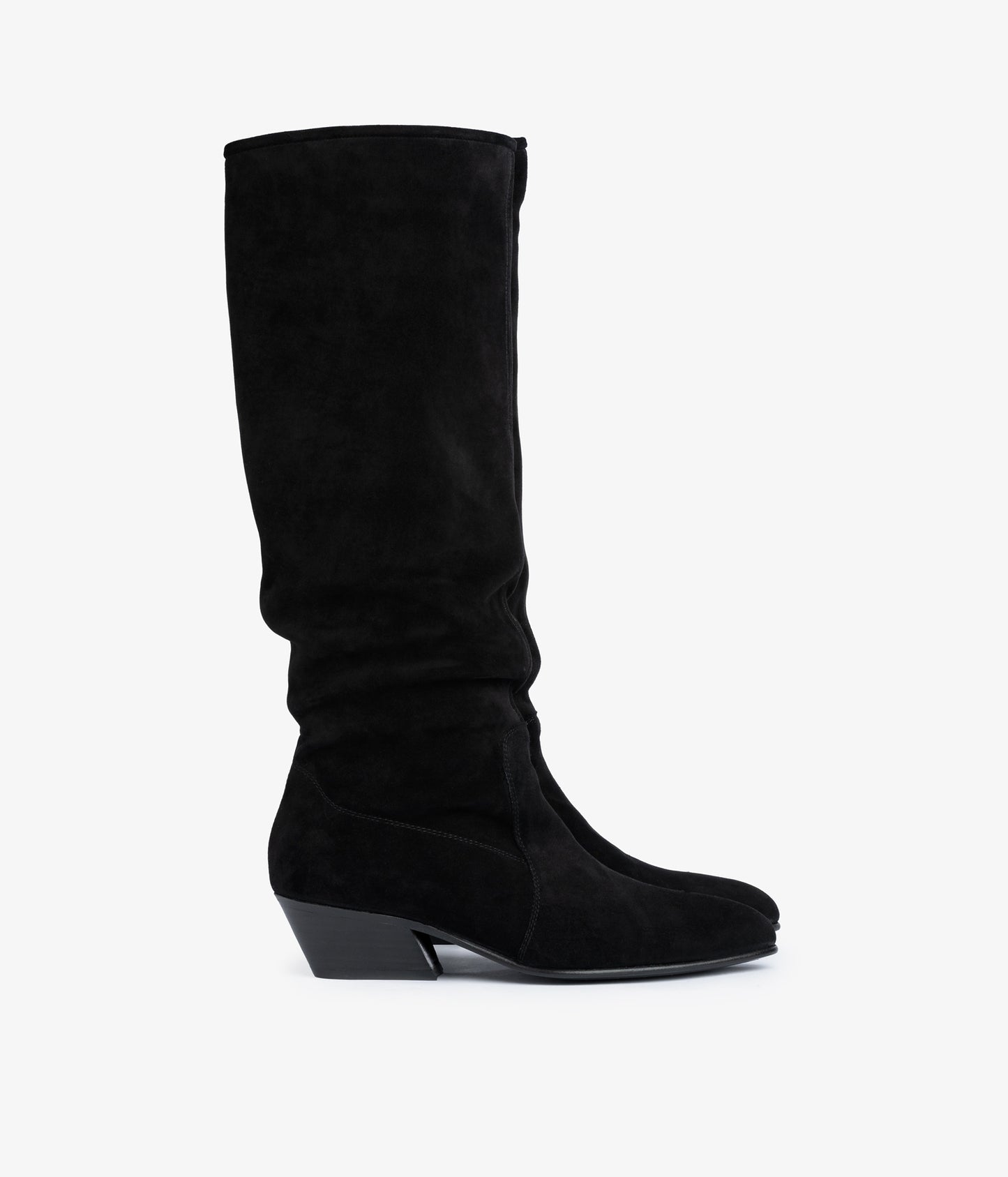 helle / black bessie suede