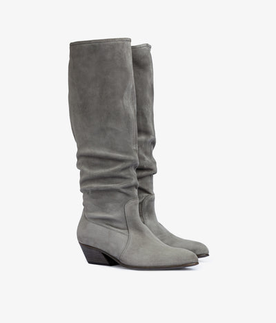 helle / grey bessie suede