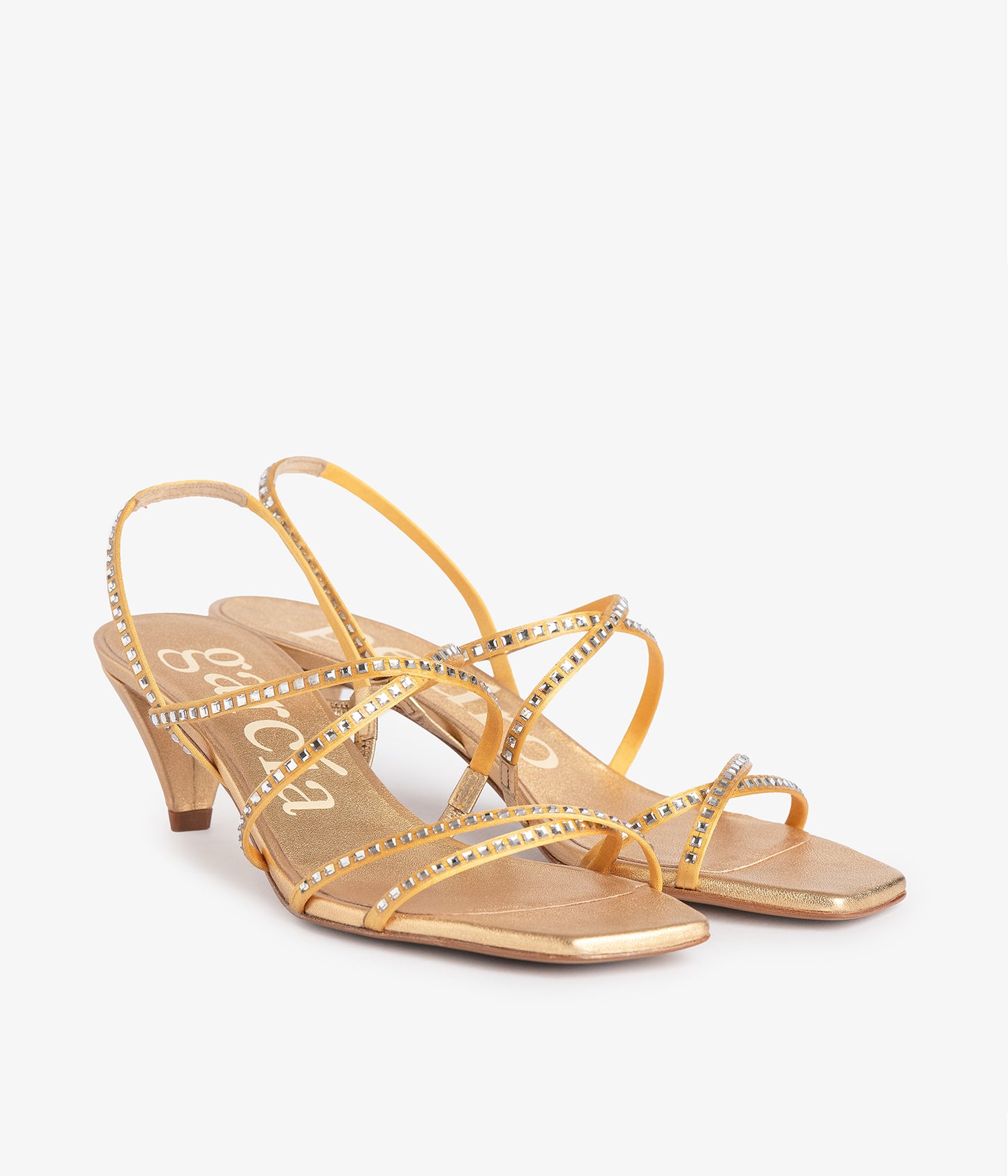 ailen / gold satin nappa lame