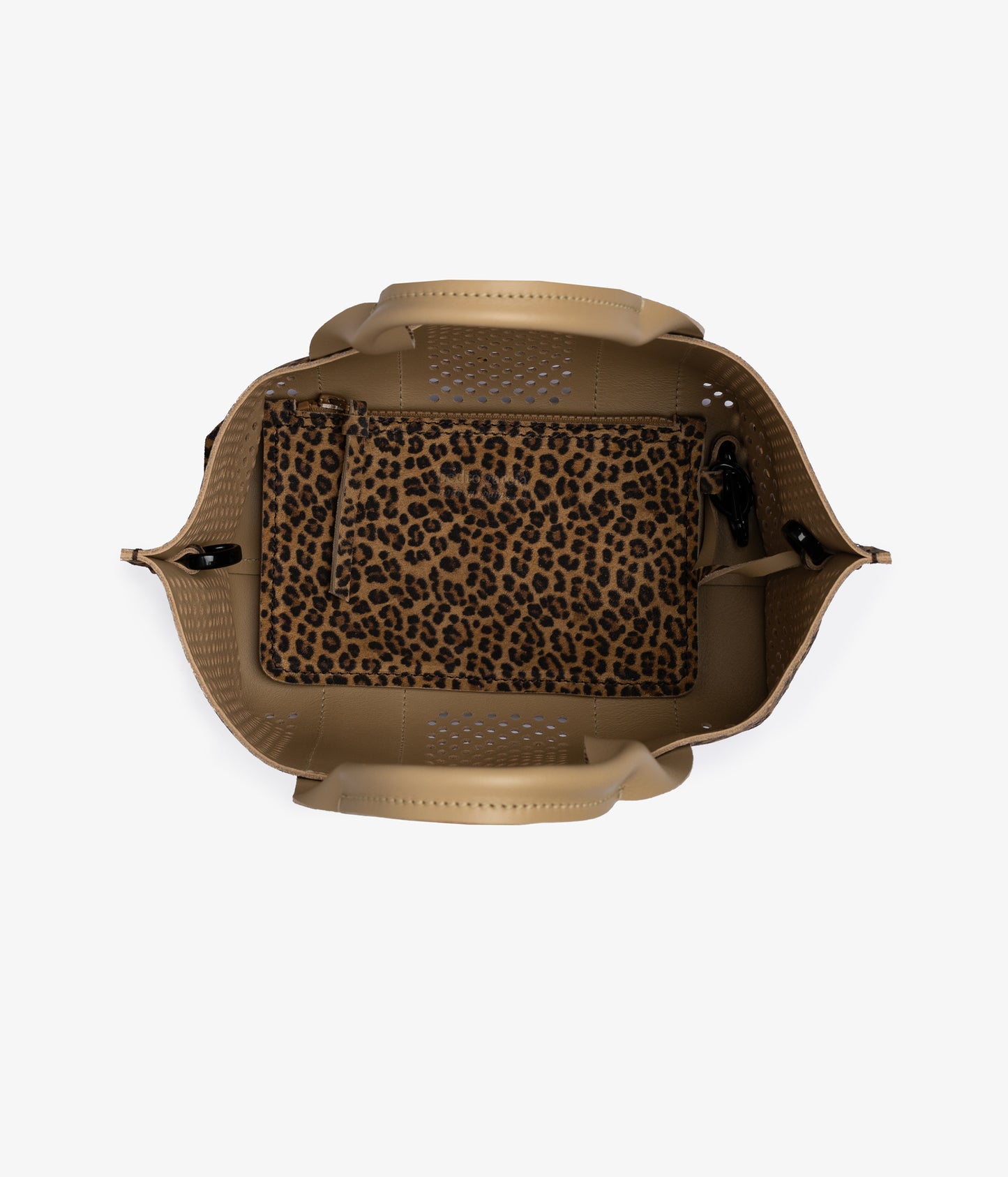 mini perfed tote / mini leopard castoro