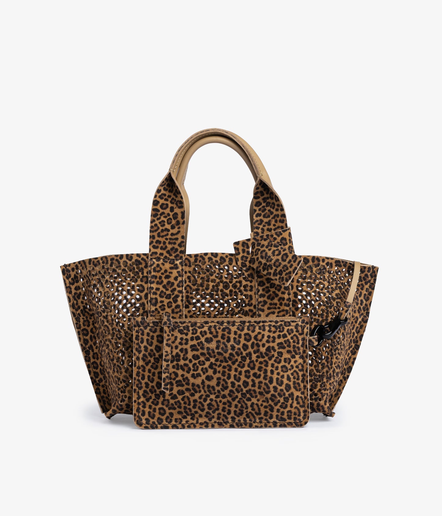 mini perfed tote / mini leopard castoro