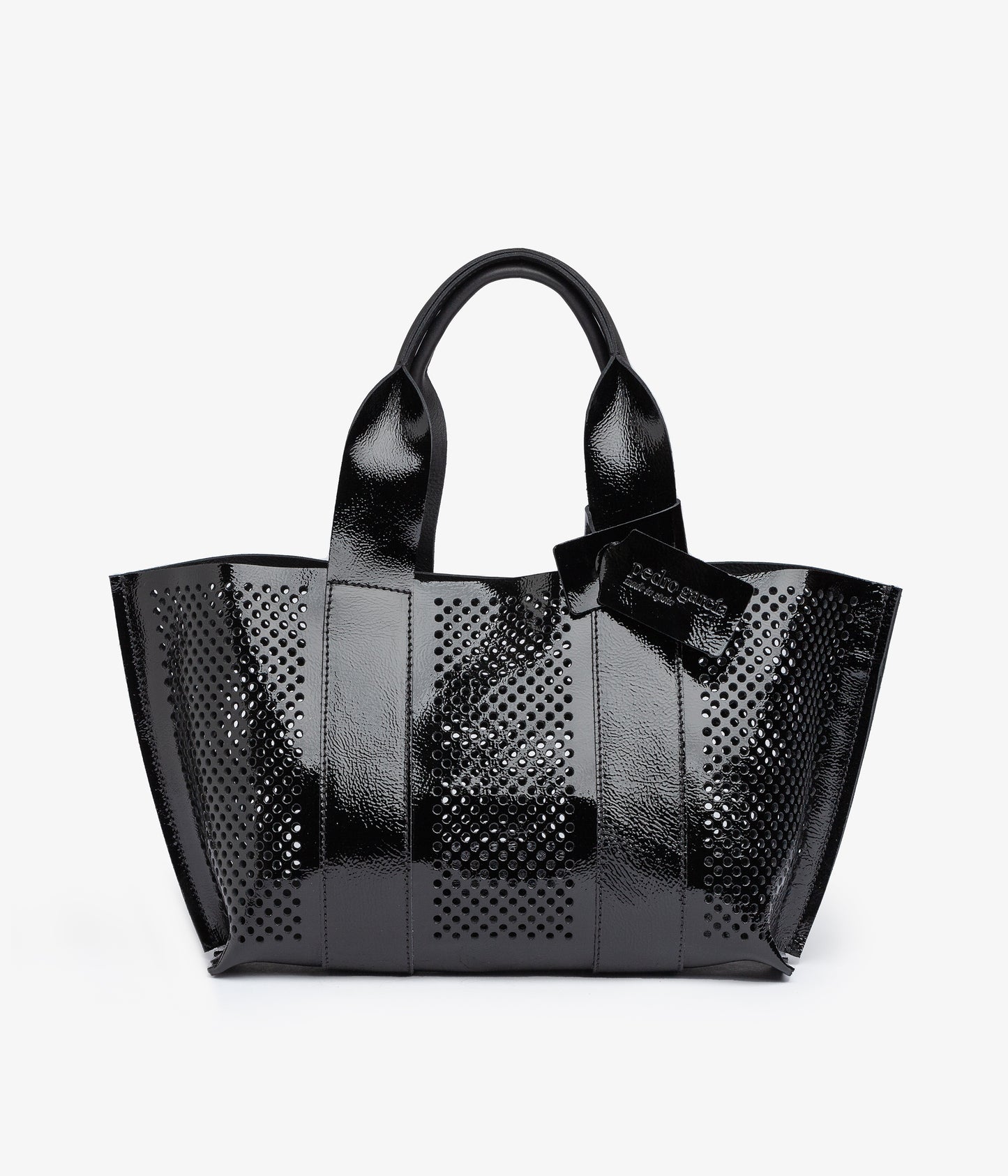 pedro garcia black naplak perfed tote aw23 2