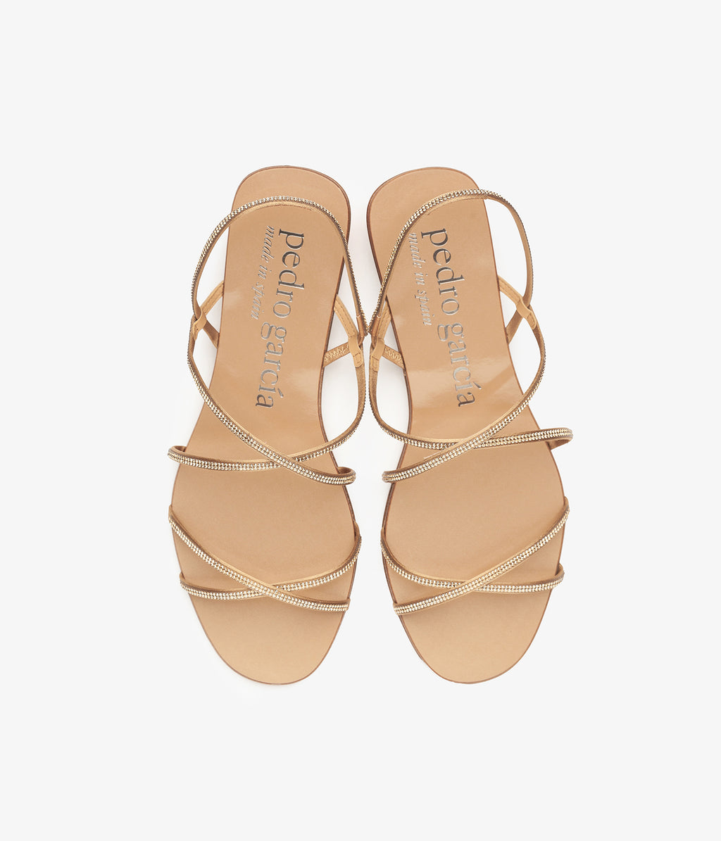 pedro garcia crystal sandal metallic esme ess 4