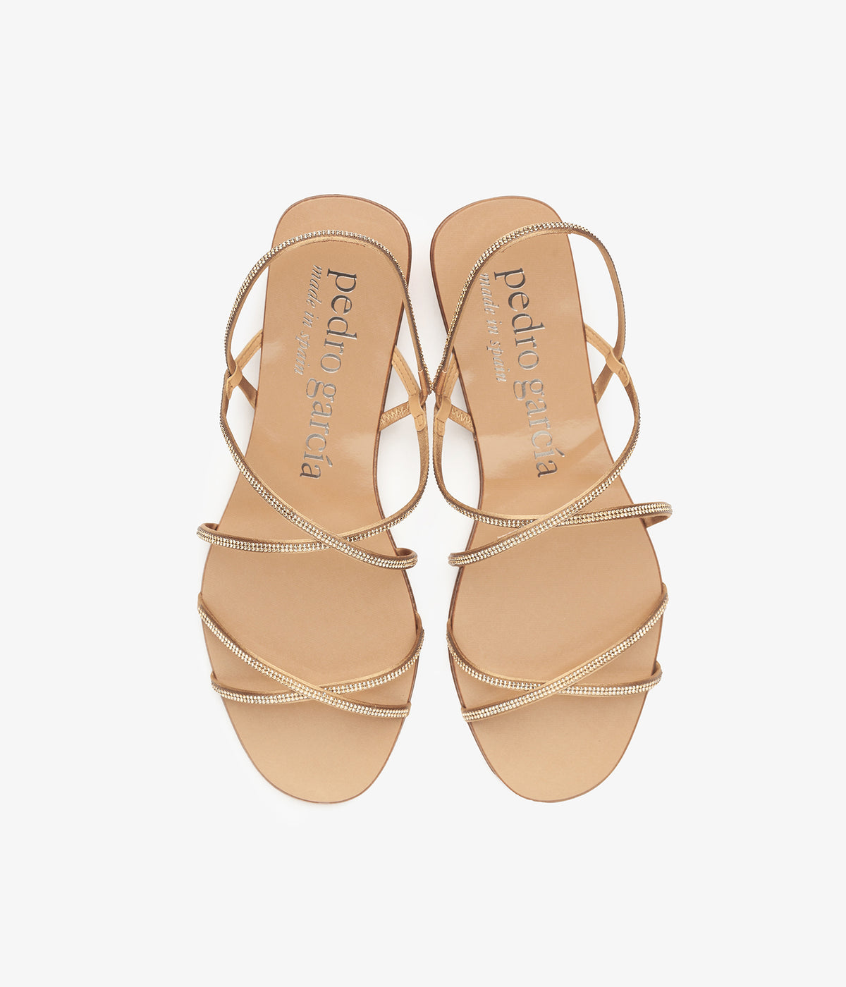 pedro garcia crystal sandal metallic esme ess 4