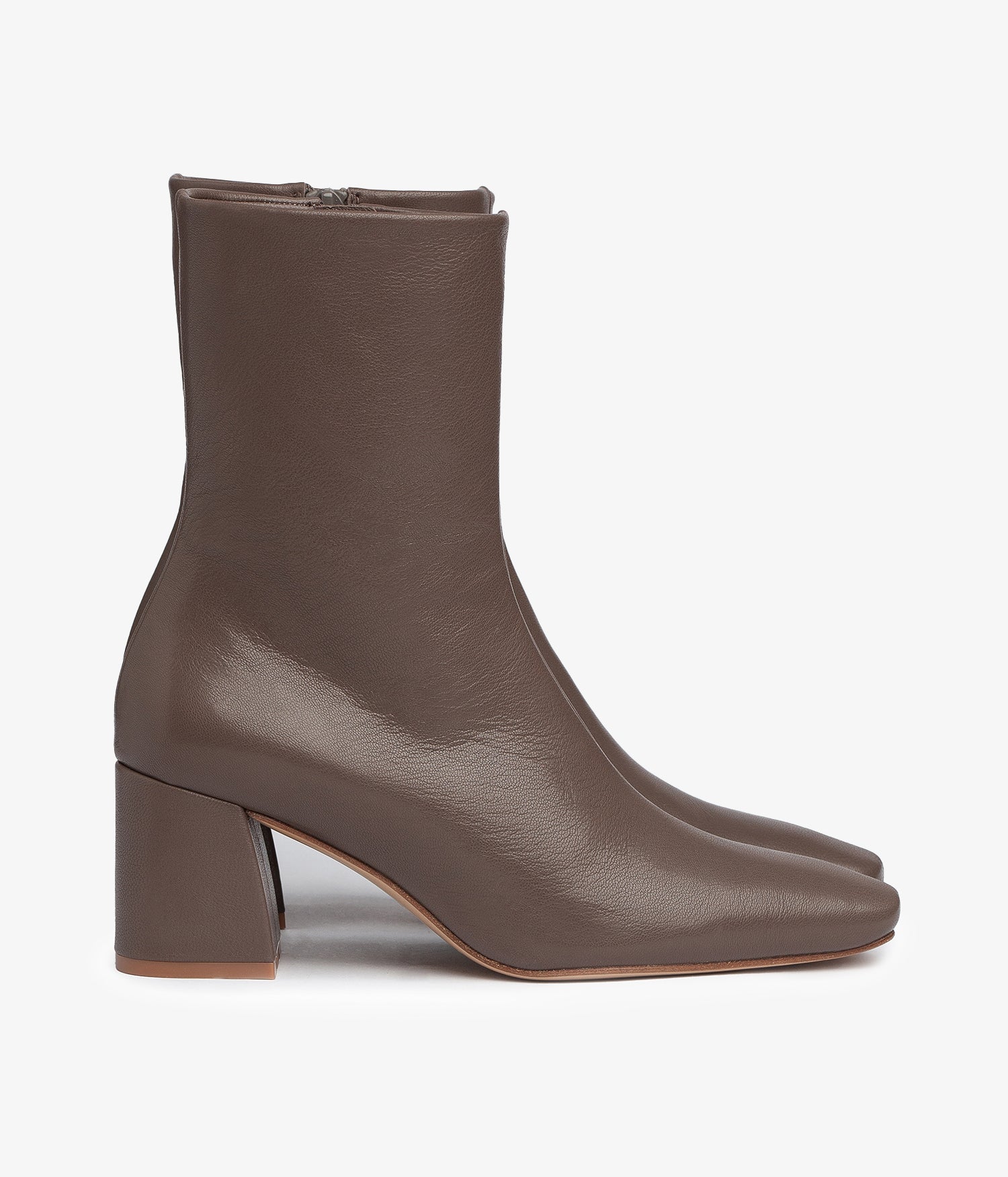 pedro garcia grey leather block heel boot ilisa aw23 3