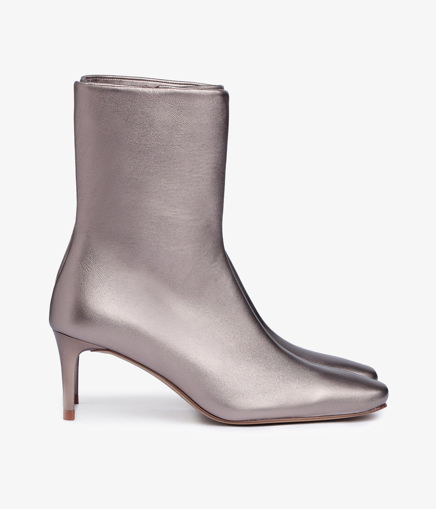 pedro garcia metallic grey leather boot ileen aw23 3