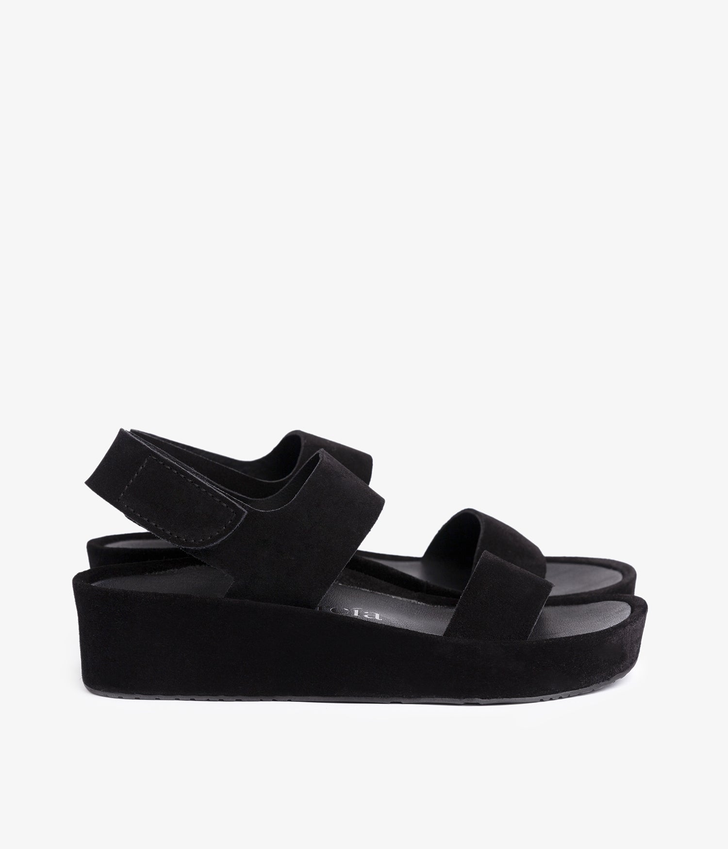 pedro garcia slide flatform sandal beige black lacey ess 2