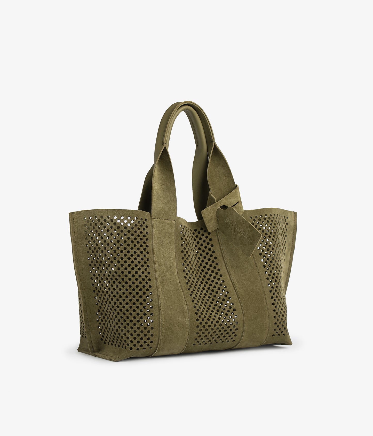 perfed tote / thyme castoro