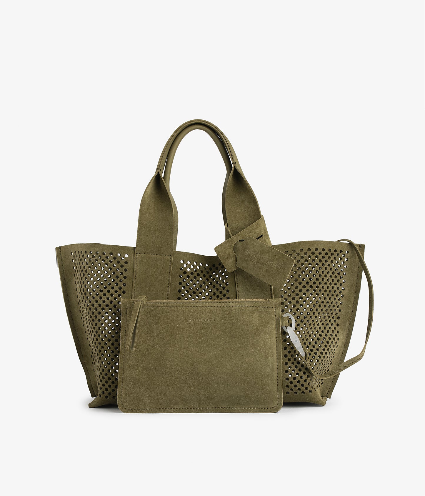 perfed tote / thyme castoro