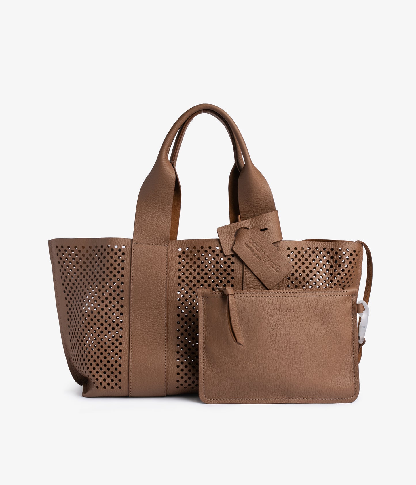 perfed tote / saddle cervo
