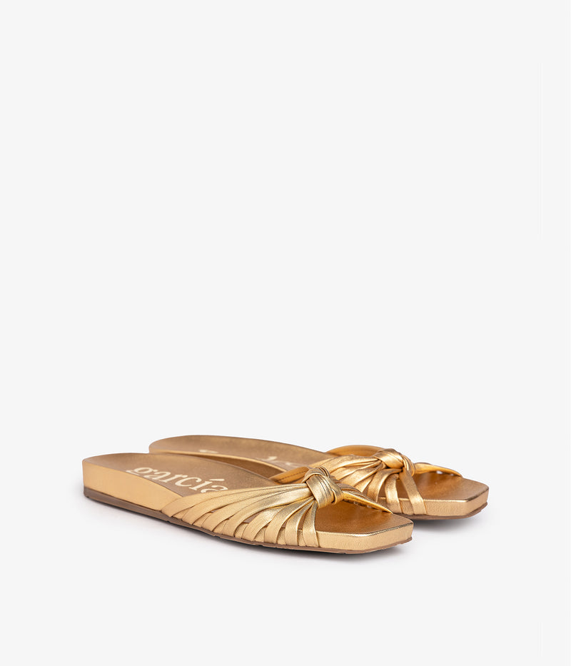 castalia / gold nappa lame