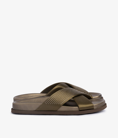 daliana / olivade satin-greige
