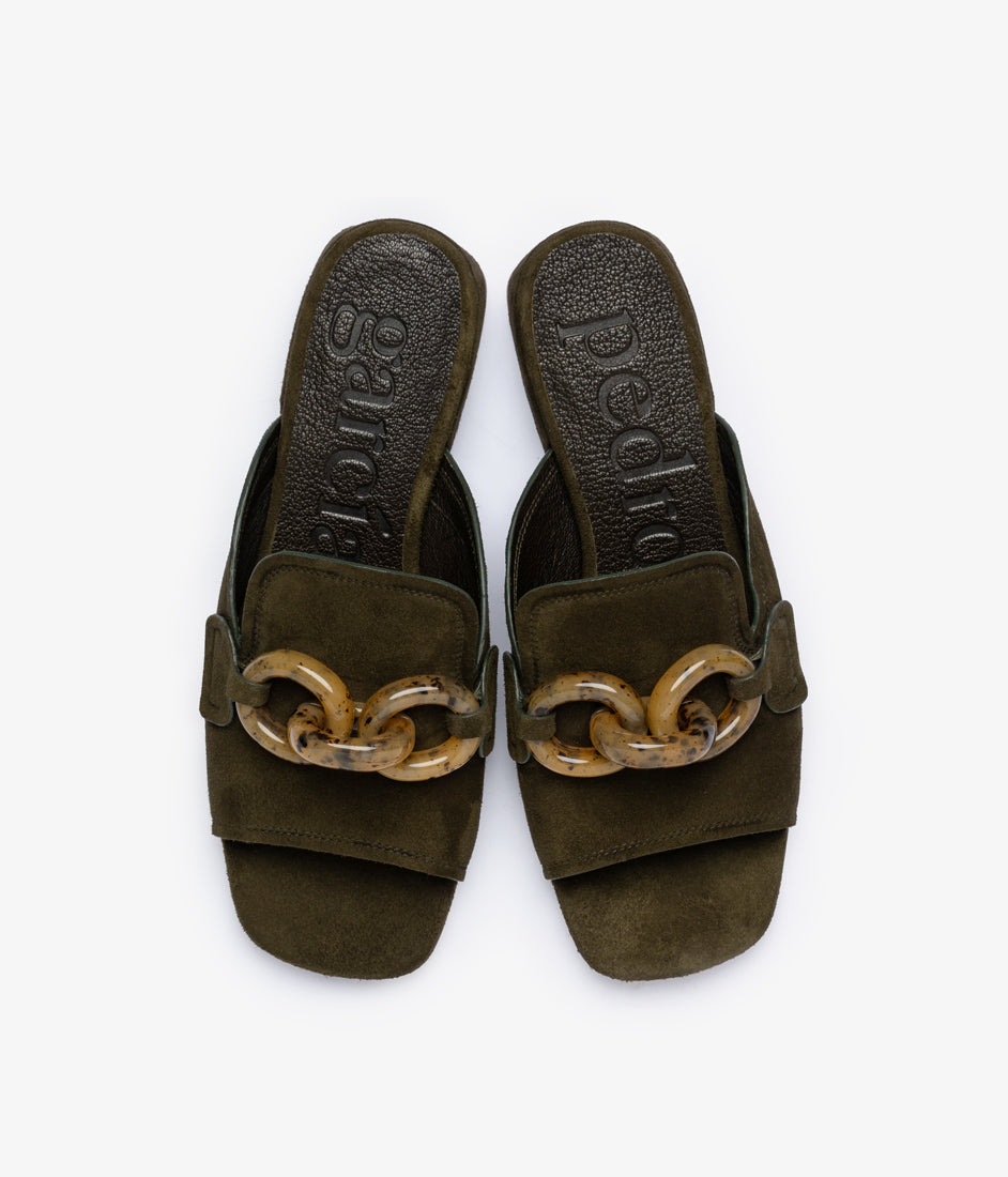 enna / gator plush suede-tortoise