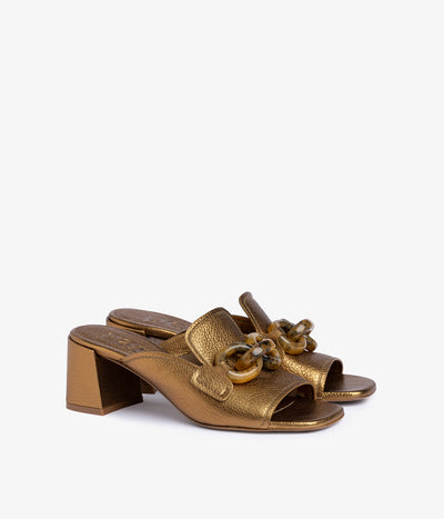 umita / old gold petitgrain lame-tortoise