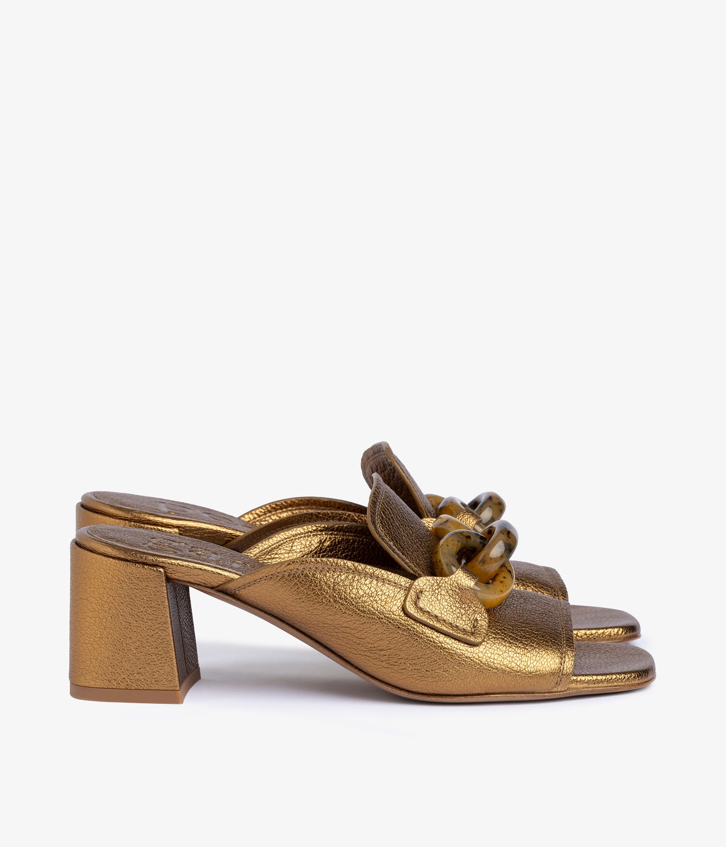 umita / old gold petitgrain lame-tortoise