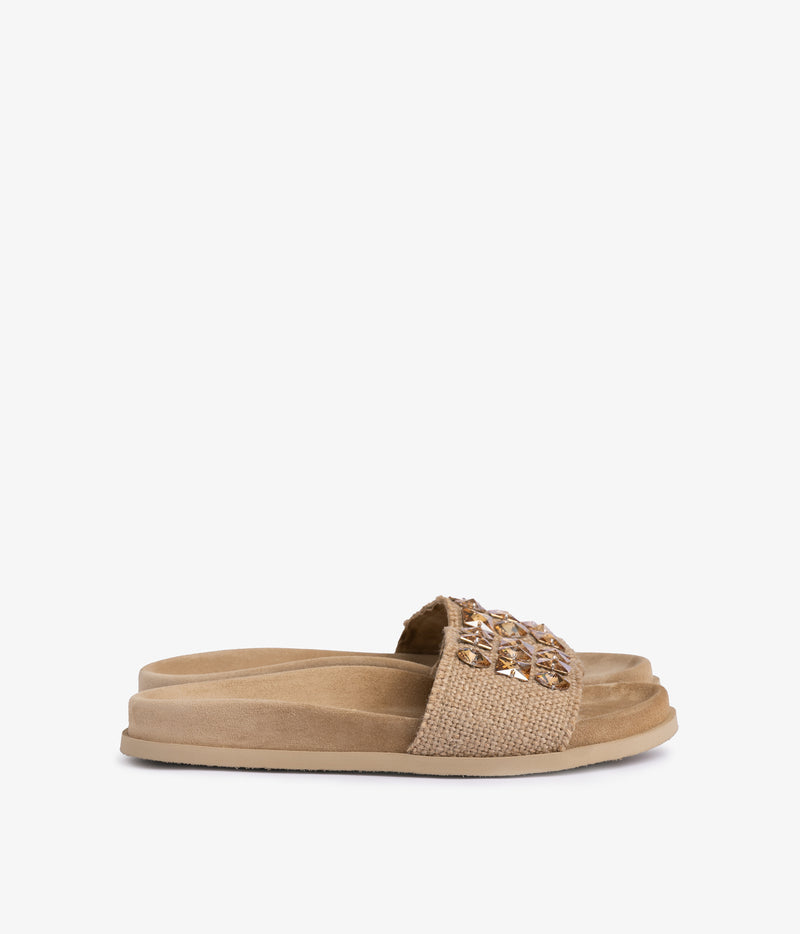 dolomita / natural burlap-golden