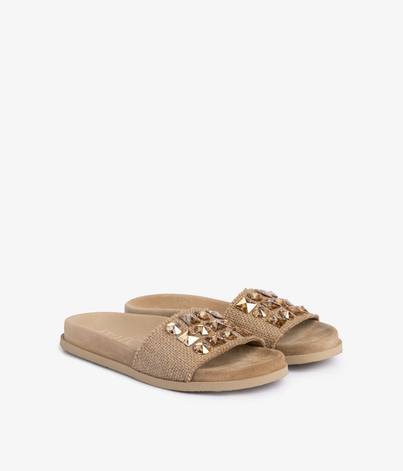 dolomita / natural burlap-golden