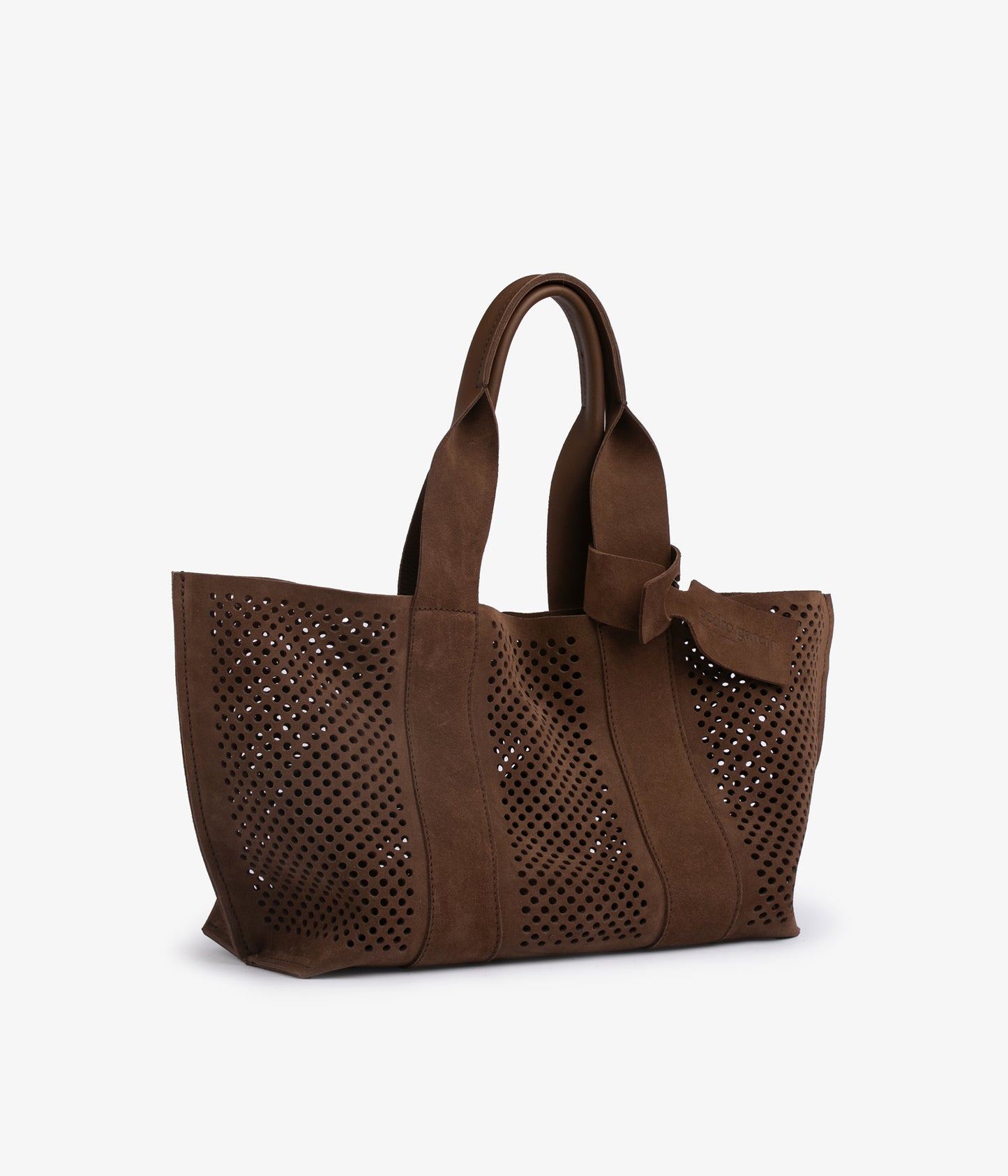 perfed tote / chocolat castoro