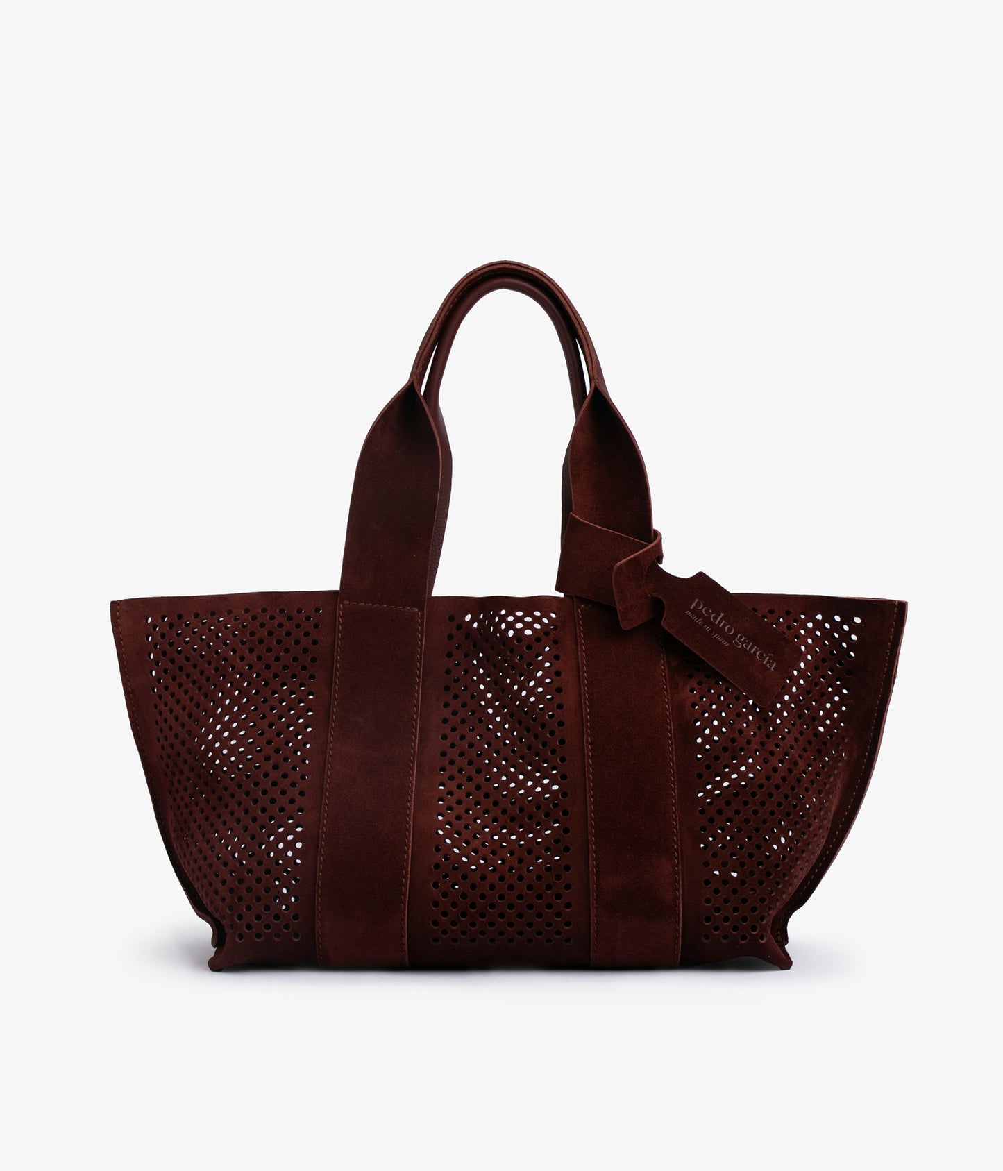 perfed tote / brunette cervo
