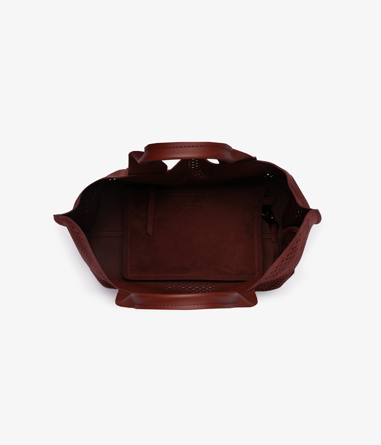 perfed tote / brunette cervo