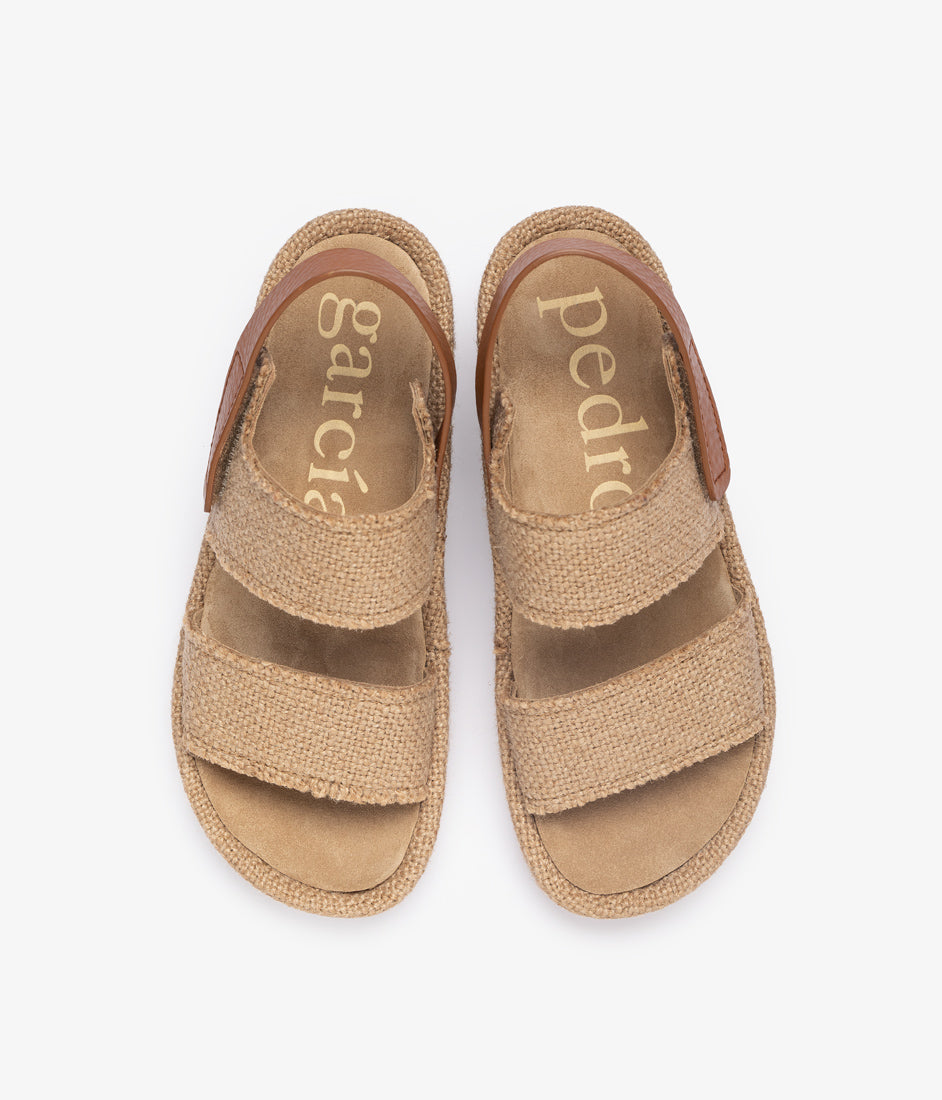 leticia / natural burlap