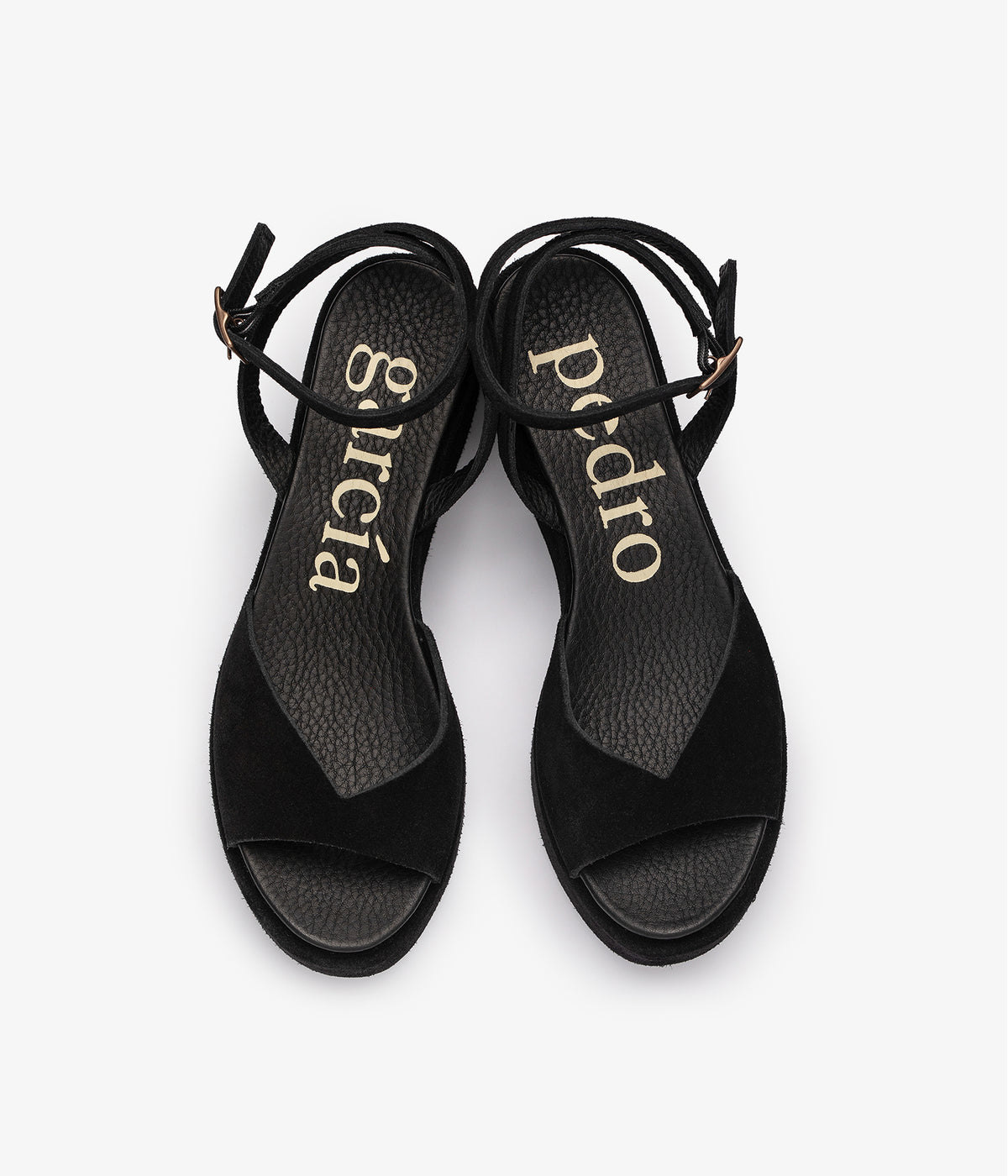 wedge sandal black suede nereida pedro garcia 3