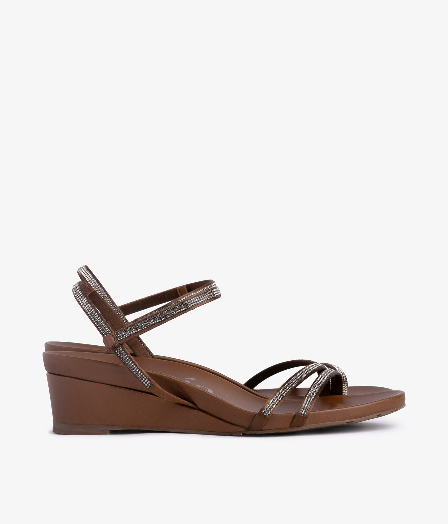wissal / nutmeg satin-greige
