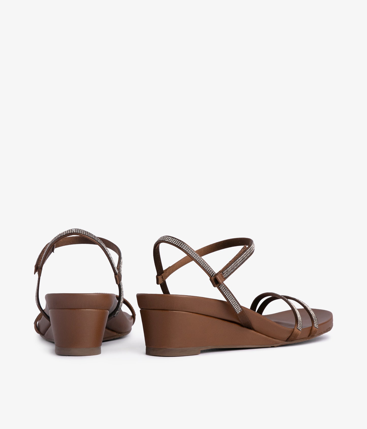wissal / nutmeg satin-greige