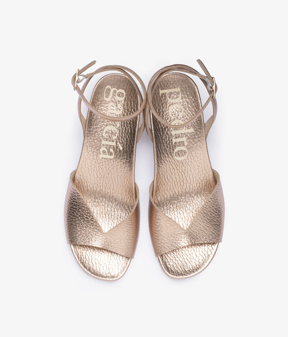 wamika / rose gold cervo lame